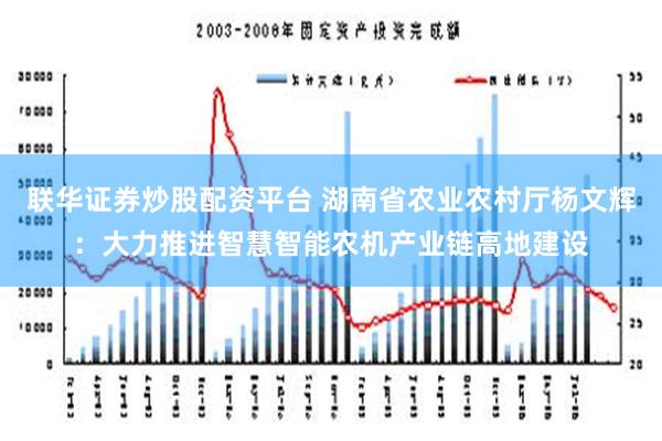 联华证券炒股配资平台 湖南省农业农村厅杨文辉：大力推进智慧智能农机产业链高地建设