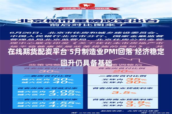 在线期货配资平台 5月制造业PMI回落 经济稳定回升仍具备基础