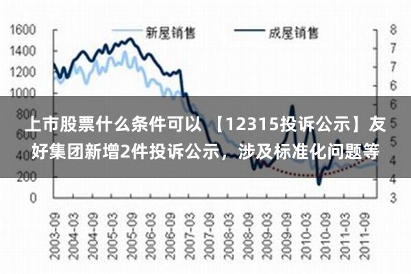 上市股票什么条件可以 【12315投诉公示】友好集团新增2件投诉公示，涉及标准化问题等